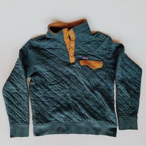 Mens Patagonia Cotton Quilt Snap-T Pullover